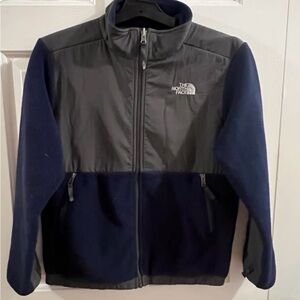 The North Face kids Gray and Blue Jacket